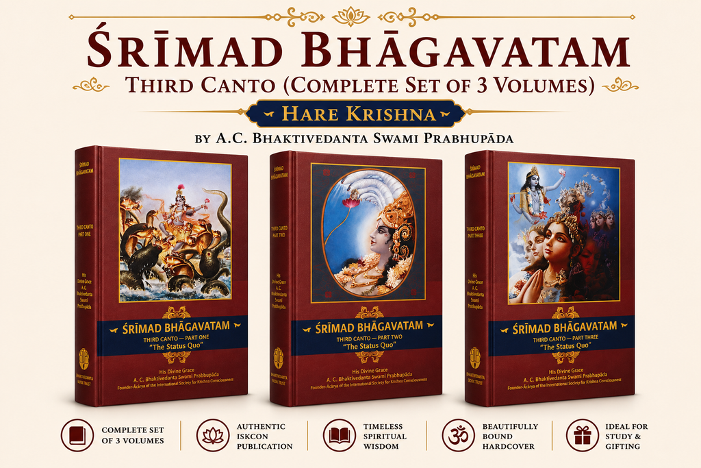 Srimad Bhagavatam – Full English 44-Volume Set by His Divine Grace A.C. Bhaktivedanta Swami Prabhupāda