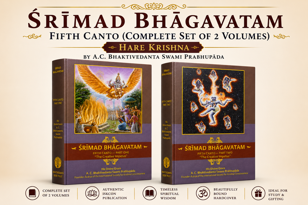 Srimad Bhagavatam – Full English 44-Volume Set by His Divine Grace A.C. Bhaktivedanta Swami Prabhupāda