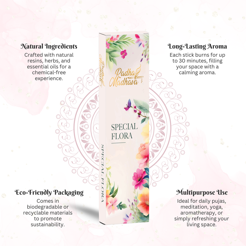 Special Flora Devotional Agarbatti 100 Gms for Home & Temple Worship