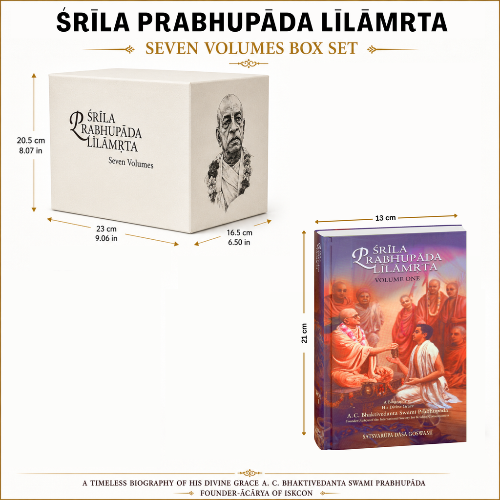 Srila Prabhupada Lilamrita (English) – Complete 7 Volume Set | Authorized Biography of His Divine Grace A.C. Bhaktivedanta Swami Prabhupada