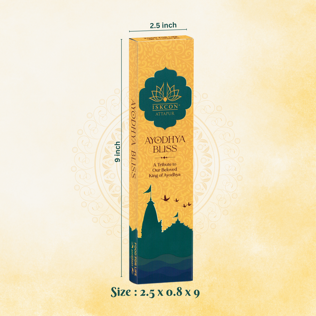 Ayodhya Bliss Natural Agarbatti 50 Gms for Home & Temple Worship
