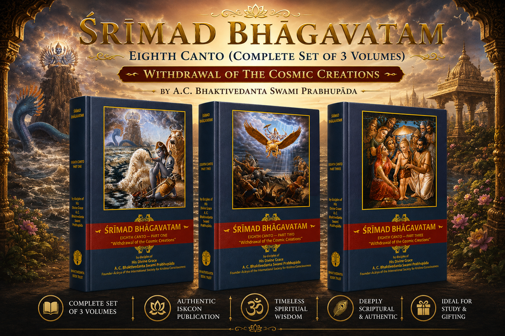 Srimad Bhagavatam – Full English 44-Volume Set by His Divine Grace A.C. Bhaktivedanta Swami Prabhupāda