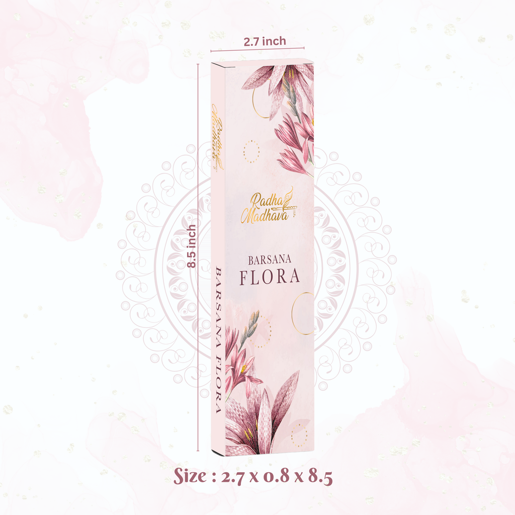 Barsana Flower Premium Agarabatti – Long Lasting Spiritual Fragrance