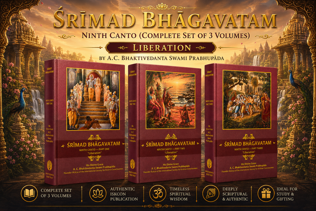 Srimad Bhagavatam – Full English 44-Volume Set by His Divine Grace A.C. Bhaktivedanta Swami Prabhupāda