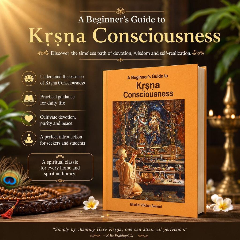 English A Beginner’s Guide to Krishna Consciousness |Bhakti Vikasa Swami | ISKCON Spiritual Book| Bhakti Vikasa Swami | ISKCON Spiritual Book
