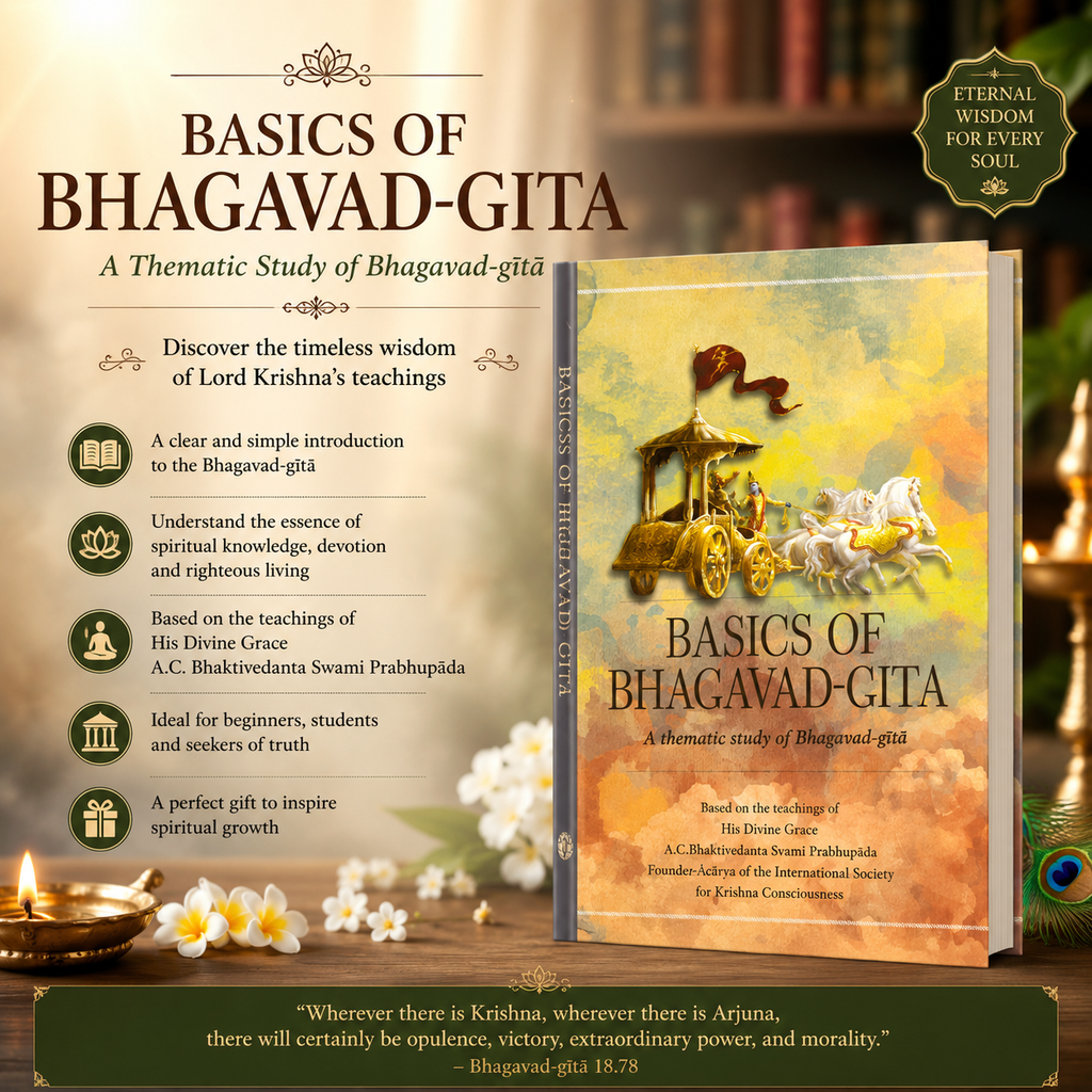 Basics of Bhagavad Gita English Book | ISKCON Bhagavad Gita for Beginners