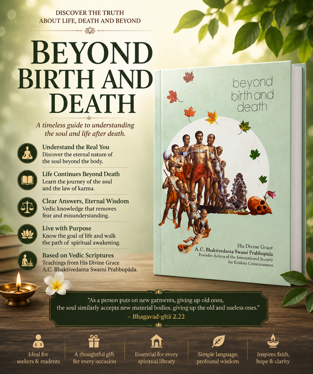 Beyond Birth and Death English Book | Srila Prabhupada | ISKCON Spiritual Book