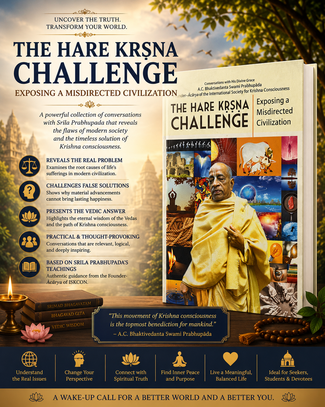 The Hare Krishna Challenge | Krishna Consciousness Philosophy Book