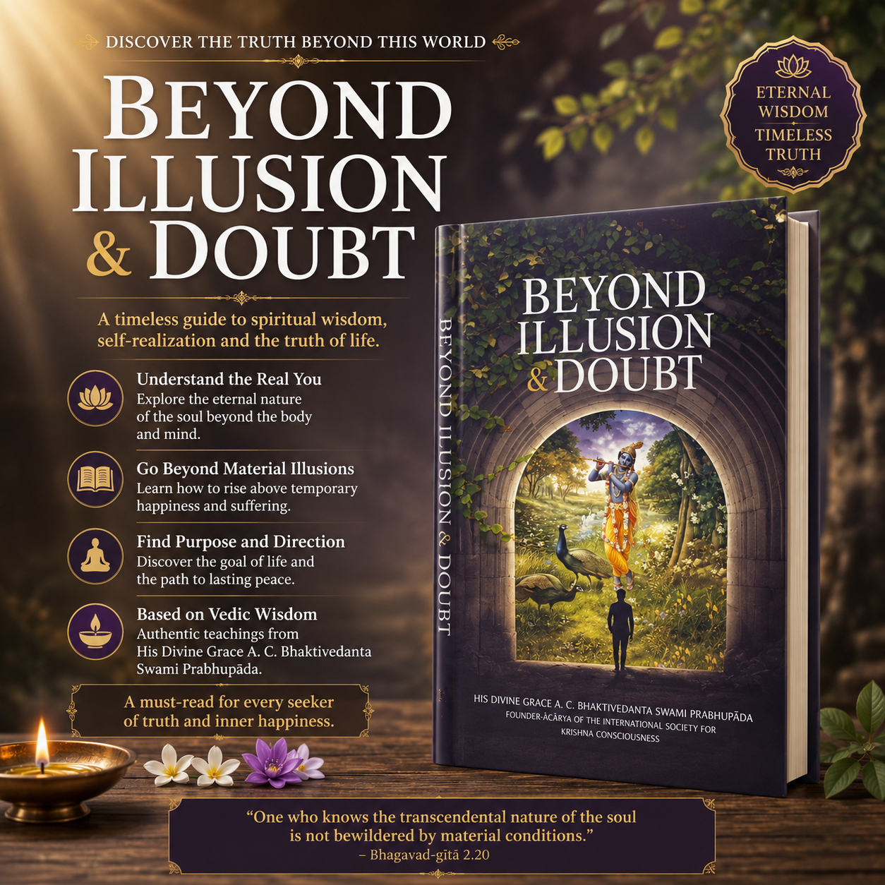 Beyond Illusion and Doubt English Book | Srila Prabhupada | ISKCON Spiritual Book